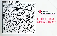 La Scheda Enigmistica - Che Cosa Apparirà? (L. 10.000)