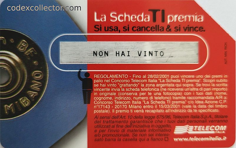 La Scheda Ti Premia - 1a Fase