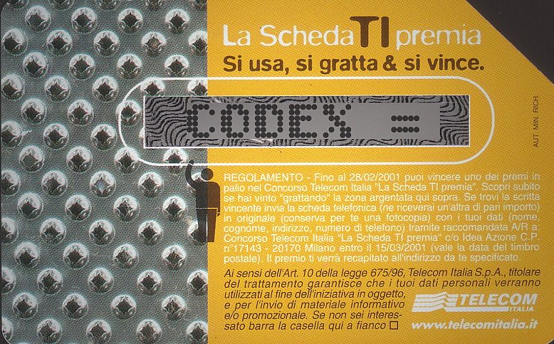 La Scheda Ti Premia - 4a Fase