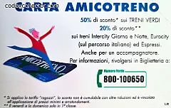 Carta Amicotreno - Locomotiva 640 (L. 5.000)