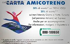 Carta Amicotreno - Locomotiva 640 (L. 5.000)