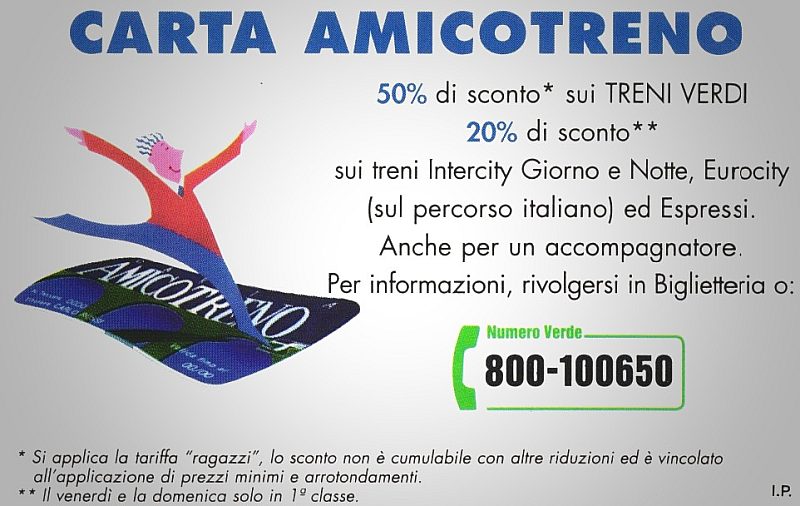 Carta Amicotreno - Locomotiva 740