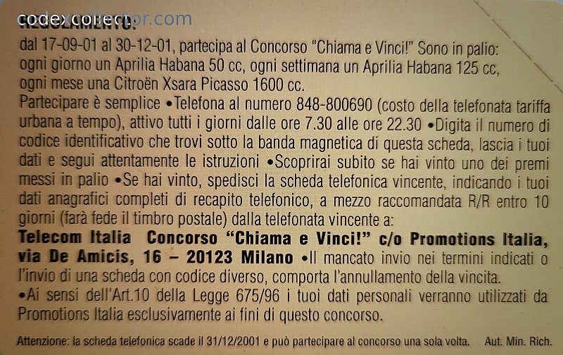 Chiama E Vinci (rosa)