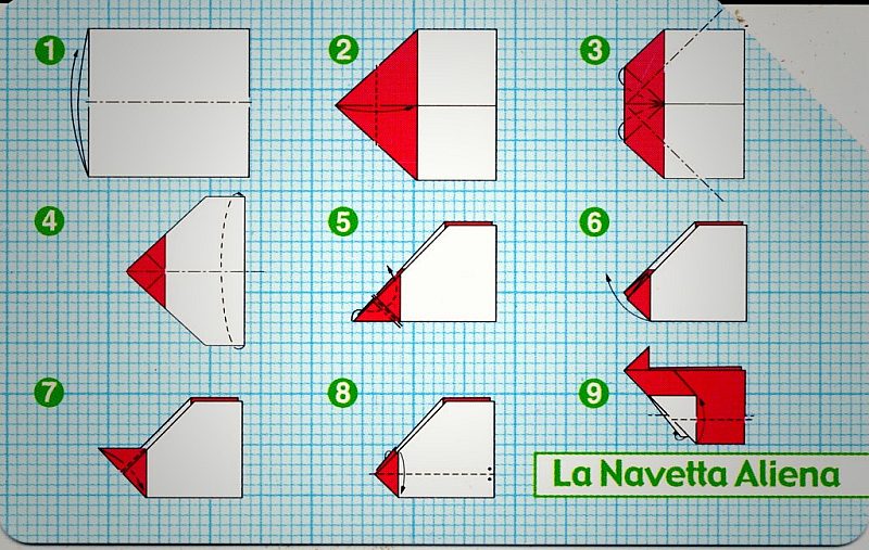 Origami volanti - La Navetta Aliena