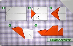 Origami volanti - Il Bombardiere