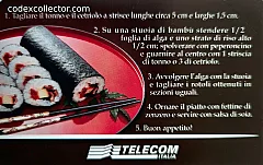 Ricette - Sushi à la Carte (L. 5.000)