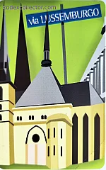 Le città dell'Euro - Via Lussemburgo (€ 2,50)