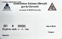 AIG Tesseramento Anno 2003