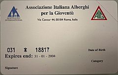 AIG Tesseramento Anno 2003 (Numbered)