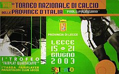 XIII Torneo Nazionale Di Calcio Delle Province D'Italia