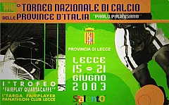 XIII Torneo Nazionale Di Calcio Delle Province D'Italia