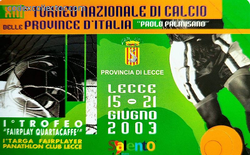 XIII Torneo Nazionale Di Calcio Delle Province D'Italia