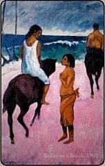 Gauguin - Riders On A Beach