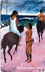 Gauguin - Cavalieri sulla spiaggia