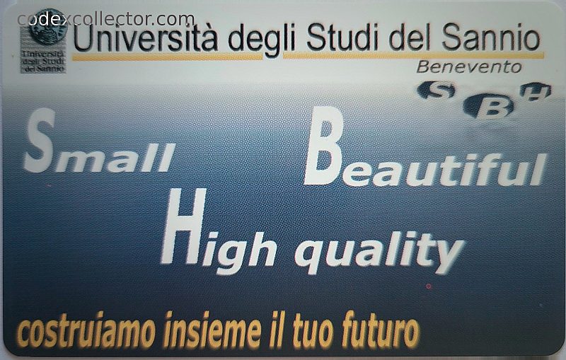 Università Degli Studi Del Sannio