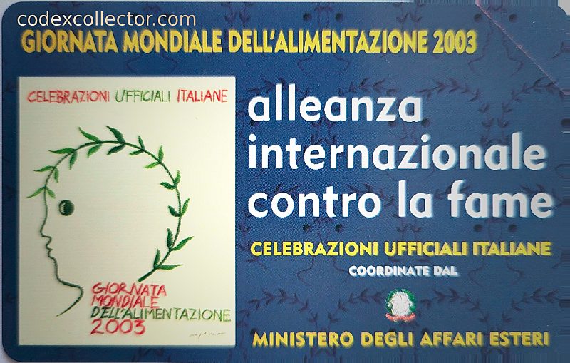 Giornata Mondiale Dell'Alimentazione 2003