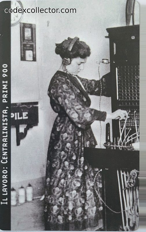 Il lavoro - Centralinista Primi '900