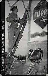 Il lavoro - Operaio Guardafili Anni 50