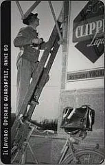 Il lavoro - Operaio Guardafili Anni 50