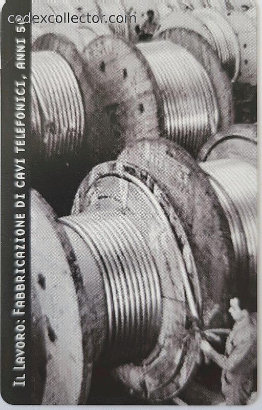 Il lavoro - Fabbricazione Cavi Telefonici Anni 50