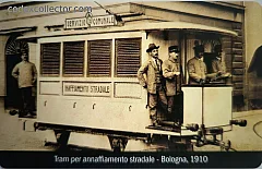 Tram per annaffiamento stradale - Bologna, 1910