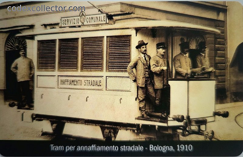 Tram per annaffiamento stradale - Bologna, 1910
