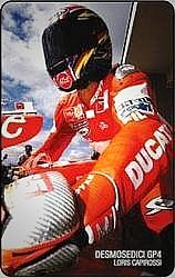 Ducati GP4 e il suo team - L. Capirossi