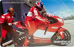 Ducati GP4 e il suo team - T. Bayliss (€ 5)