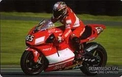 Ducati GP4 e il suo team - L. Capirossi