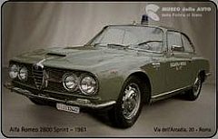 Museo delle Auto della Polizia di Stato - Alfa Romeo 2600 Sprint, 1961