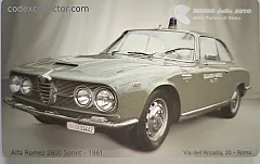Museo delle Auto della Polizia di Stato - Alfa Romeo 2600 Sprint, 1961 (€ 3)