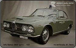 Museo delle Auto della Polizia di Stato - Alfa Romeo 2600 Sprint, 1961