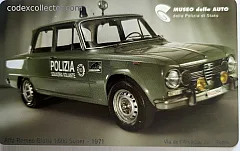 Museo delle Auto della Polizia di Stato - Alfa Romeo Giulia 1600 Super, 1971 (€ 3)
