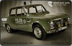 Museo delle Auto della Polizia di Stato - Alfa Romeo Giulia 1600 Super, 1971