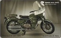 Museo delle Auto della Polizia di Stato - Moto Guzzi Falcone NF 500, 1970