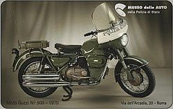 Museo delle Auto della Polizia di Stato - Moto Guzzi Falcone NF 500, 1970