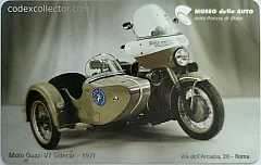 Museo delle Auto della Polizia di Stato - Moto Guzzi V7 Sidecar, 1971 (€ 3)