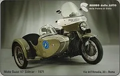 Museo delle Auto della Polizia di Stato - Moto Guzzi V7 Sidecar, 1971