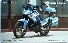 Museo delle Auto della Polizia di Stato - Aprilia Pegaso 650, 2003 (€ 3)