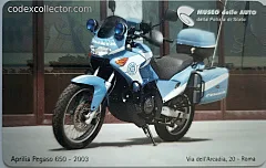 Museo delle Auto della Polizia di Stato - Aprilia Pegaso 650, 2003 (€ 3)