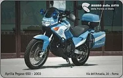 Museo delle Auto della Polizia di Stato - Aprilia Pegaso 650, 2003