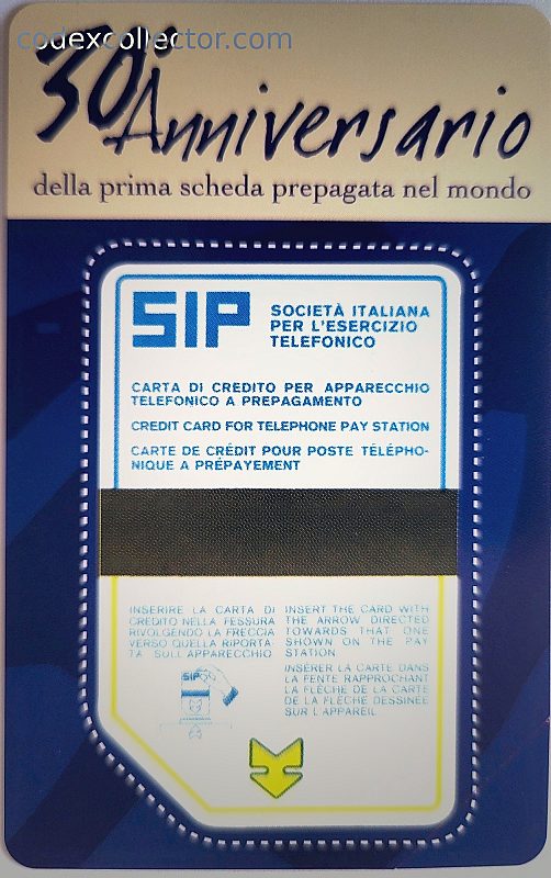 30° Anniversario Della N. 1 - Fronte