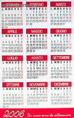 Calendario 2006