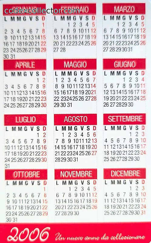 Calendario 2006