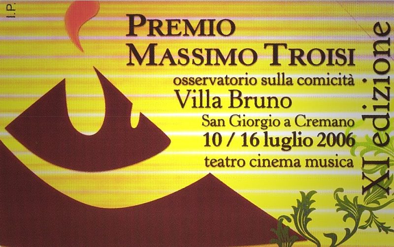 Premio Massimo Troisi 2006