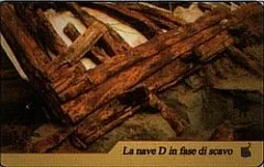 Cantiere delle Navi Antiche - La nave D in fase di scavo