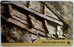 Cantiere delle Navi Antiche - La nave P in fase di scavo