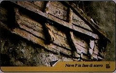 Cantiere delle Navi Antiche - La nave P in fase di scavo