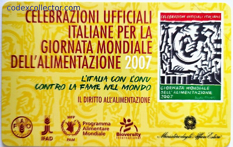 Giornata Mondiale Dell'Alimentazione 2007