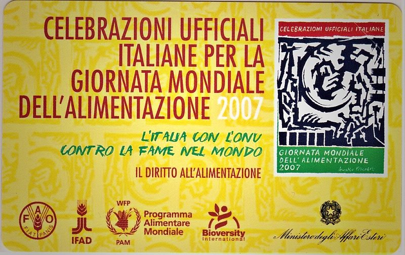 Giornata Mondiale Dell'Alimentazione 2007